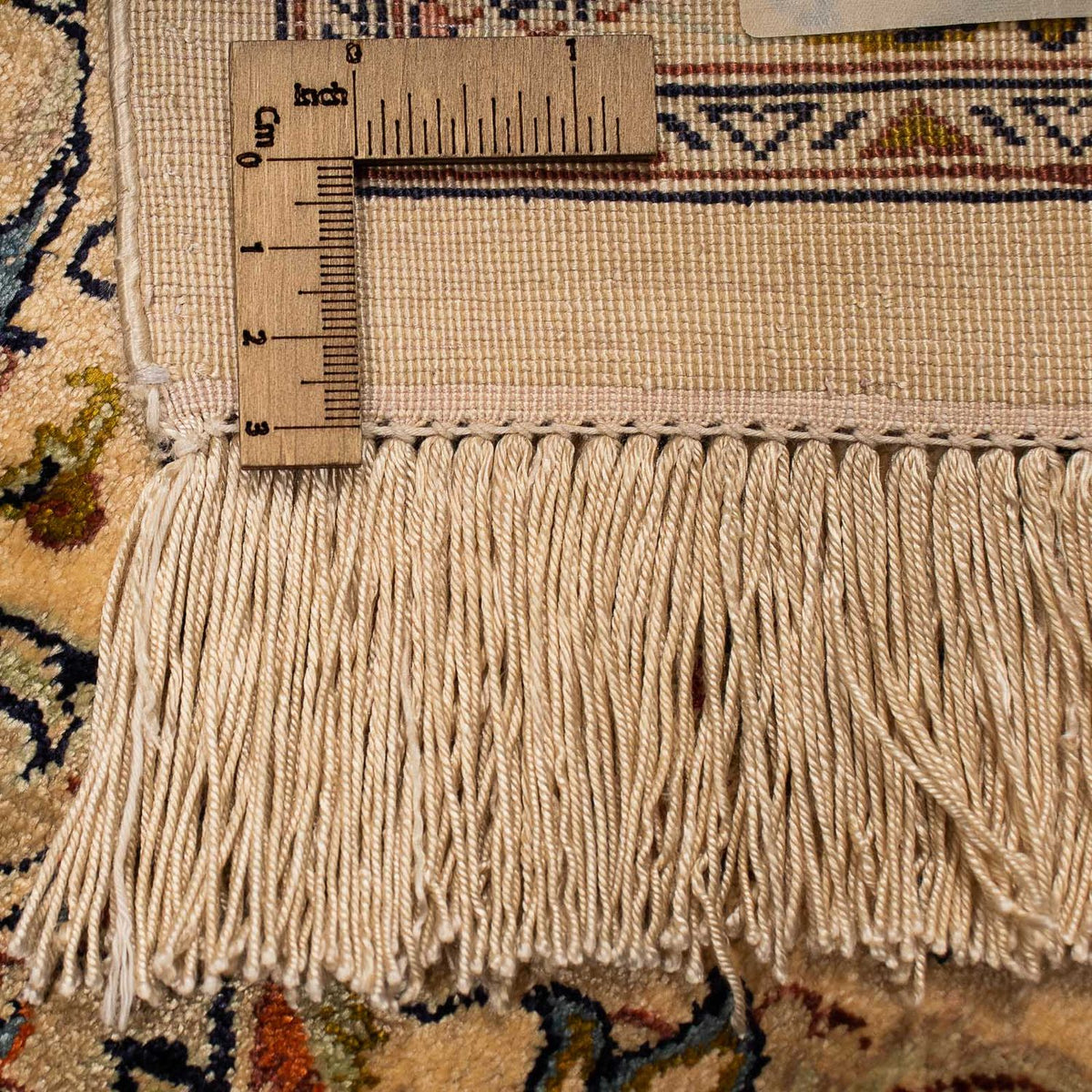 Perzisch tapijt - Ghom - 204 x 129 cm - lichtbruin