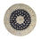 Perzisch tapijt - Nain rond  - 300 x 300 cm - donkerblauw