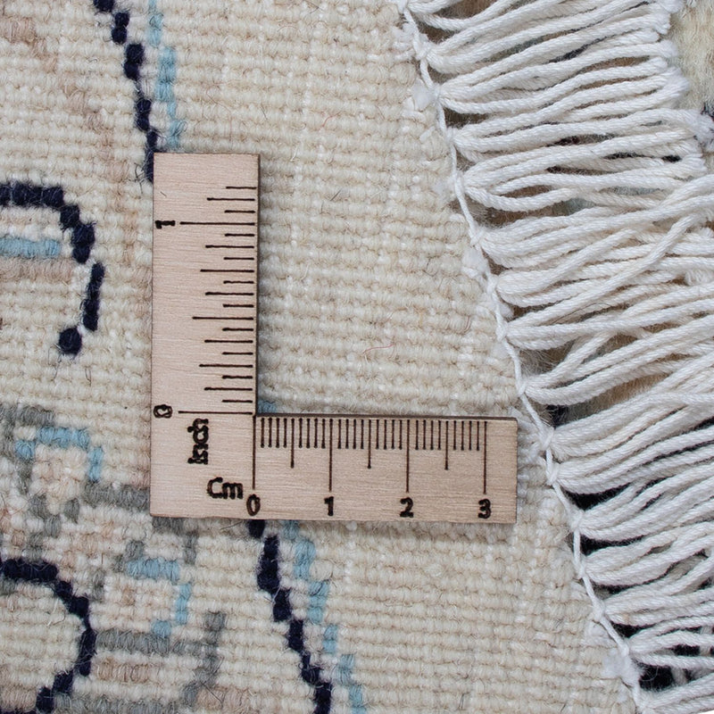 Perzisch tapijt - Nain rond  - 300 x 300 cm - donkerblauw