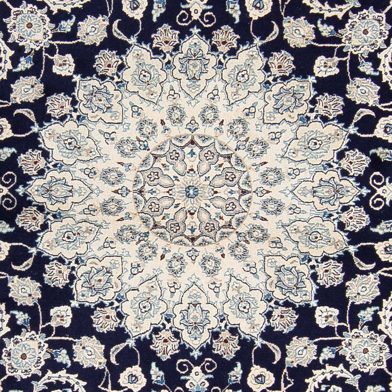 Perzisch tapijt - Nain rond  - 295 x 295 cm - donkerblauw