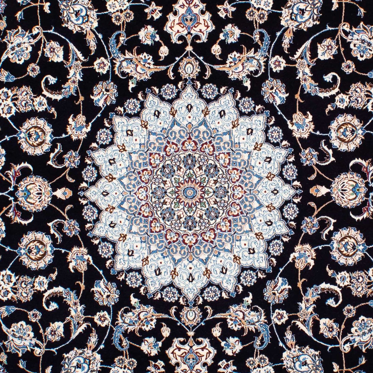 Perzisch tapijt - Nain - Premium - 264 x 177 cm - donkerblauw