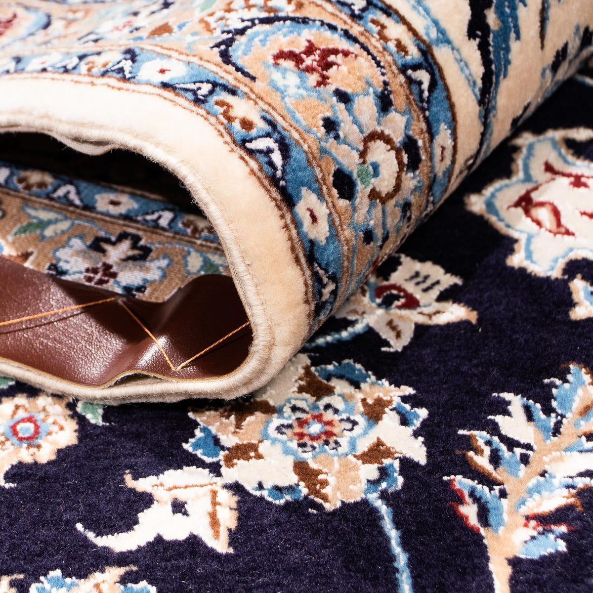 Perzisch tapijt - Nain - Premium - 264 x 177 cm - donkerblauw