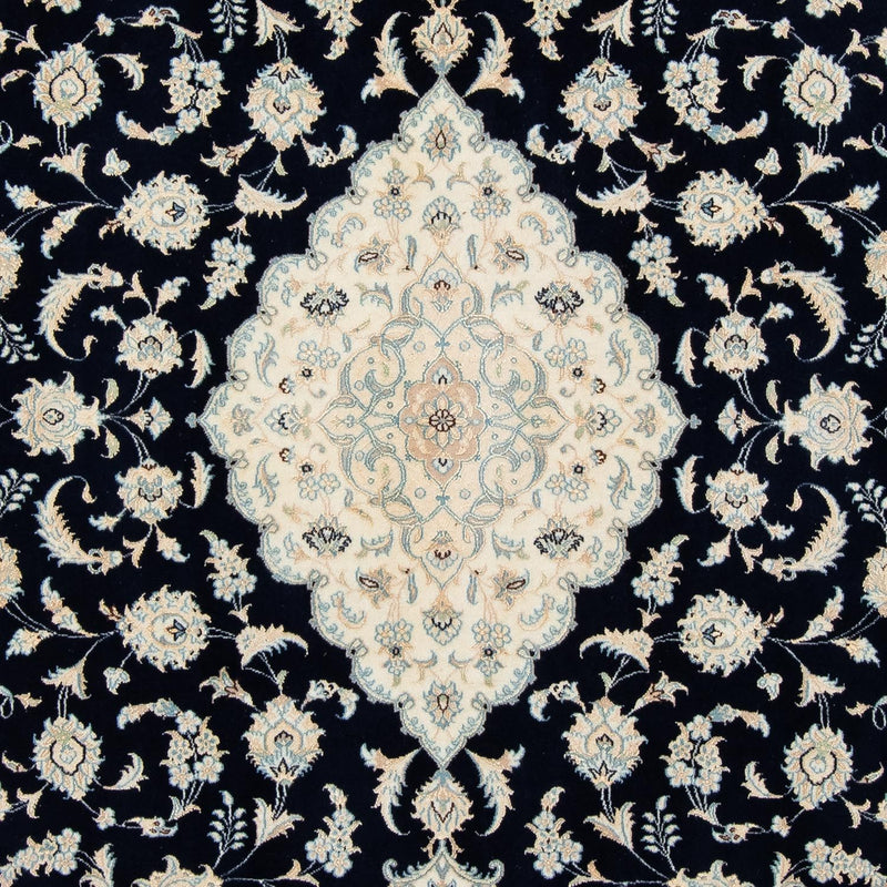 Perzisch tapijt - Nain - Koninklijk - 300 x 204 cm - zwart