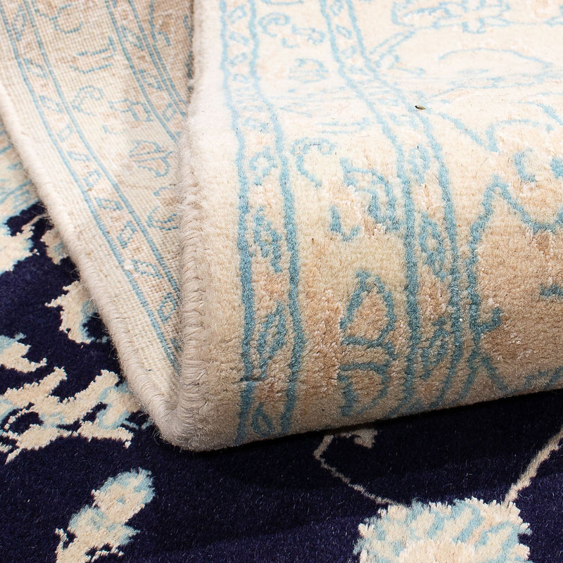 Perzisch tapijt - Nain - 297 x 195 cm - donkerblauw