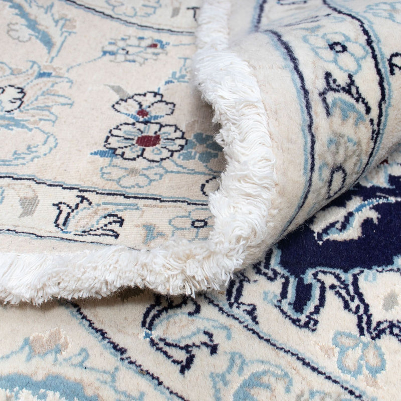 Perzisch tapijt - Nain rond  - 290 x 290 cm - donkerblauw