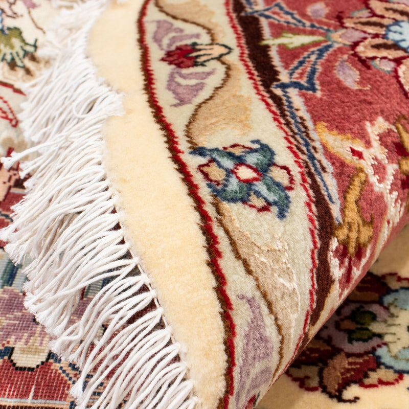 Perzisch tapijt - Tabriz - Royal rond  - 145 x 145 cm - beige