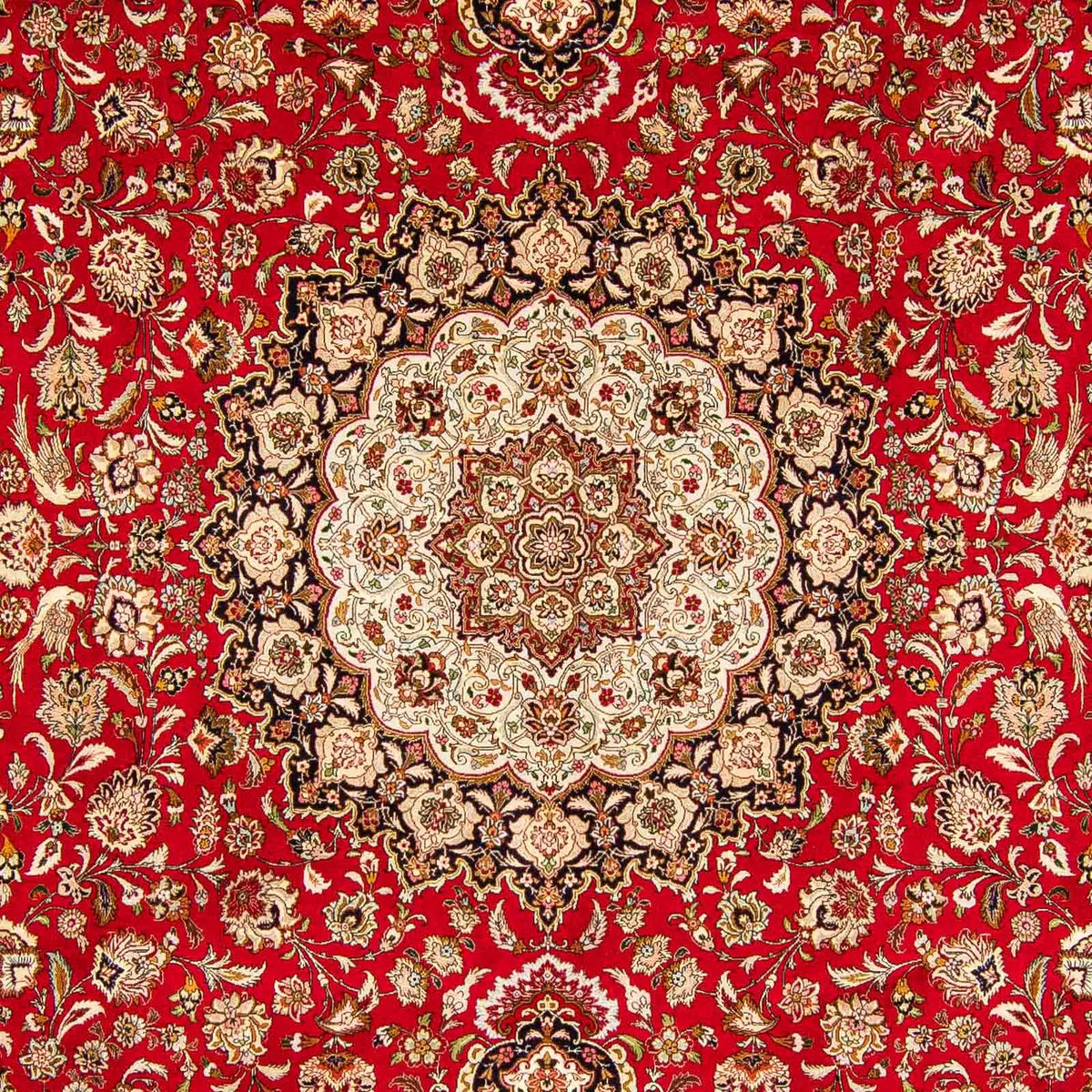 Perzisch tapijt - Tabriz - Royal - 400 x 300 cm - donkerrood