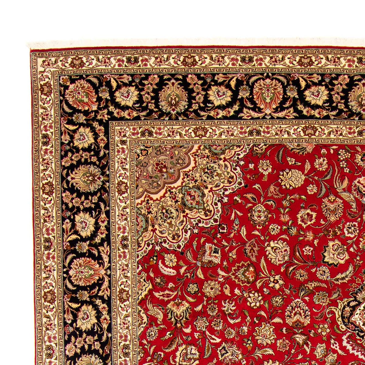 Perzisch tapijt - Tabriz - Royal - 400 x 300 cm - donkerrood