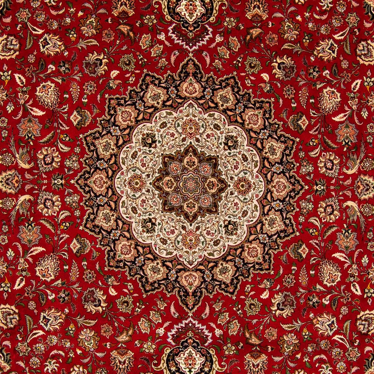 Perzisch tapijt - Tabriz - Royal - 396 x 302 cm - donkerrood
