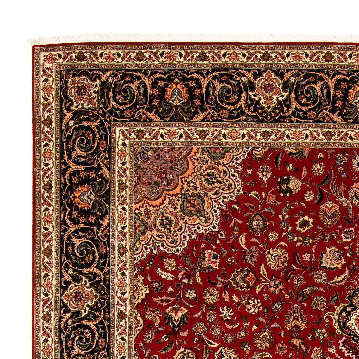 Perzisch tapijt - Tabriz - Royal - 396 x 302 cm - donkerrood