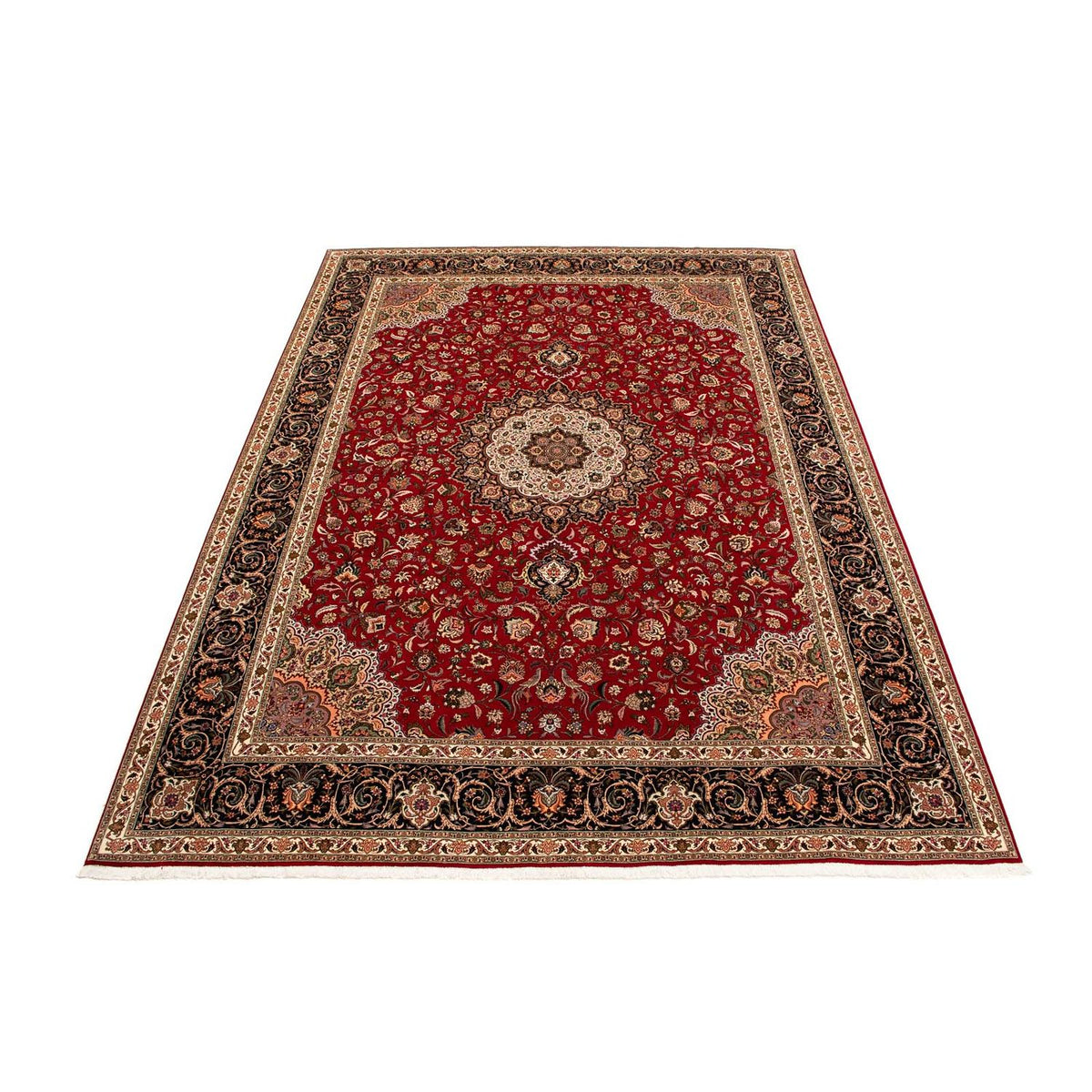 Perzisch tapijt - Tabriz - Royal - 396 x 302 cm - donkerrood