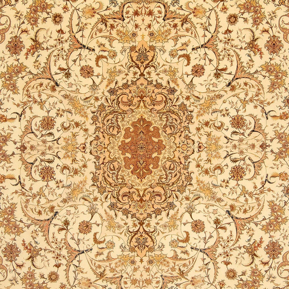 Perzisch tapijt - Tabriz - Royal - 350 x 251 cm - lichtbruin