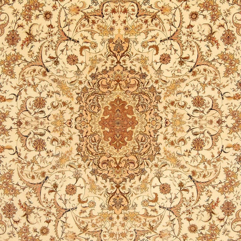Perzisch tapijt - Tabriz - Royal - 350 x 251 cm - lichtbruin