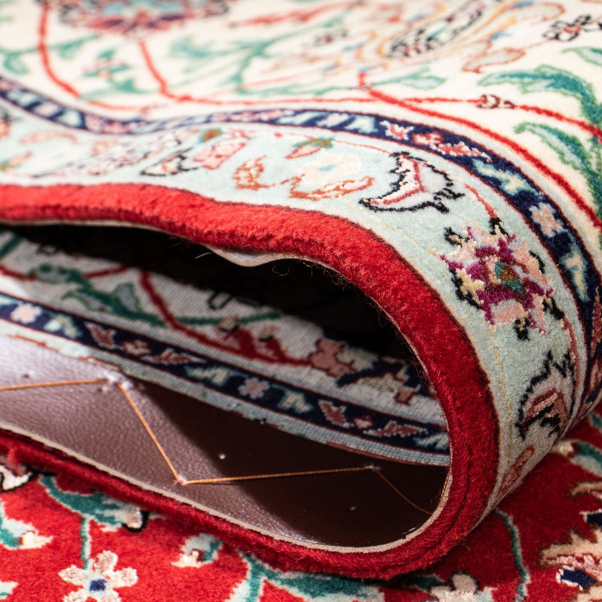 Perzisch tapijt - Tabriz - 214 x 150 cm - donkerrood