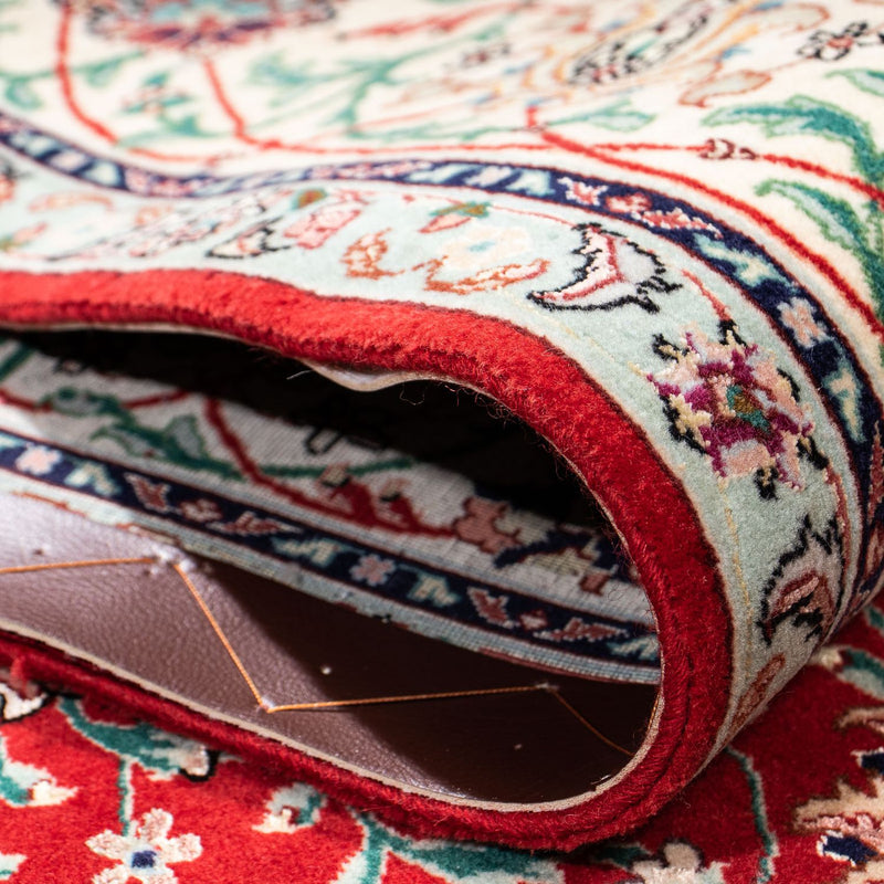 Perzisch tapijt - Tabriz - 214 x 150 cm - donkerrood