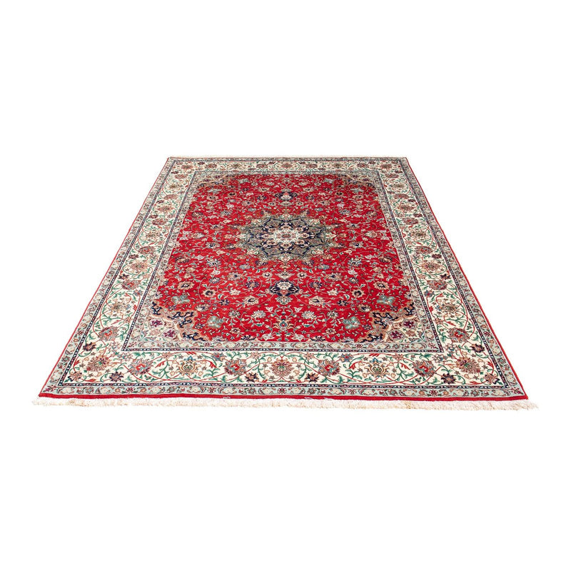 Perzisch tapijt - Tabriz - 214 x 150 cm - donkerrood