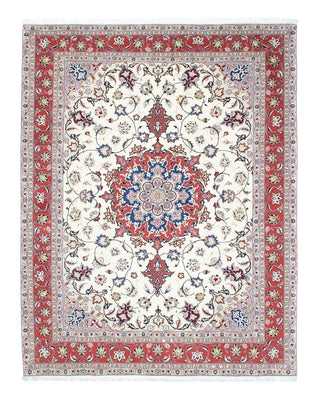 Perzisch tapijt - Tabriz - Royal - 194 x 154 cm - beige