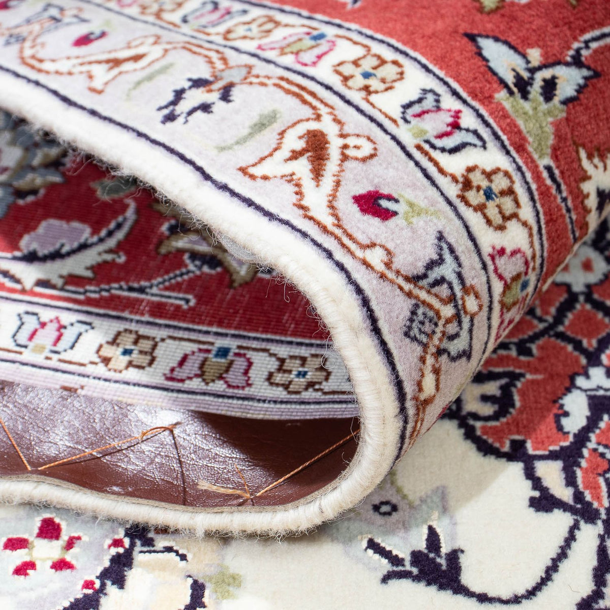 Perzisch tapijt - Tabriz - Royal - 194 x 154 cm - beige