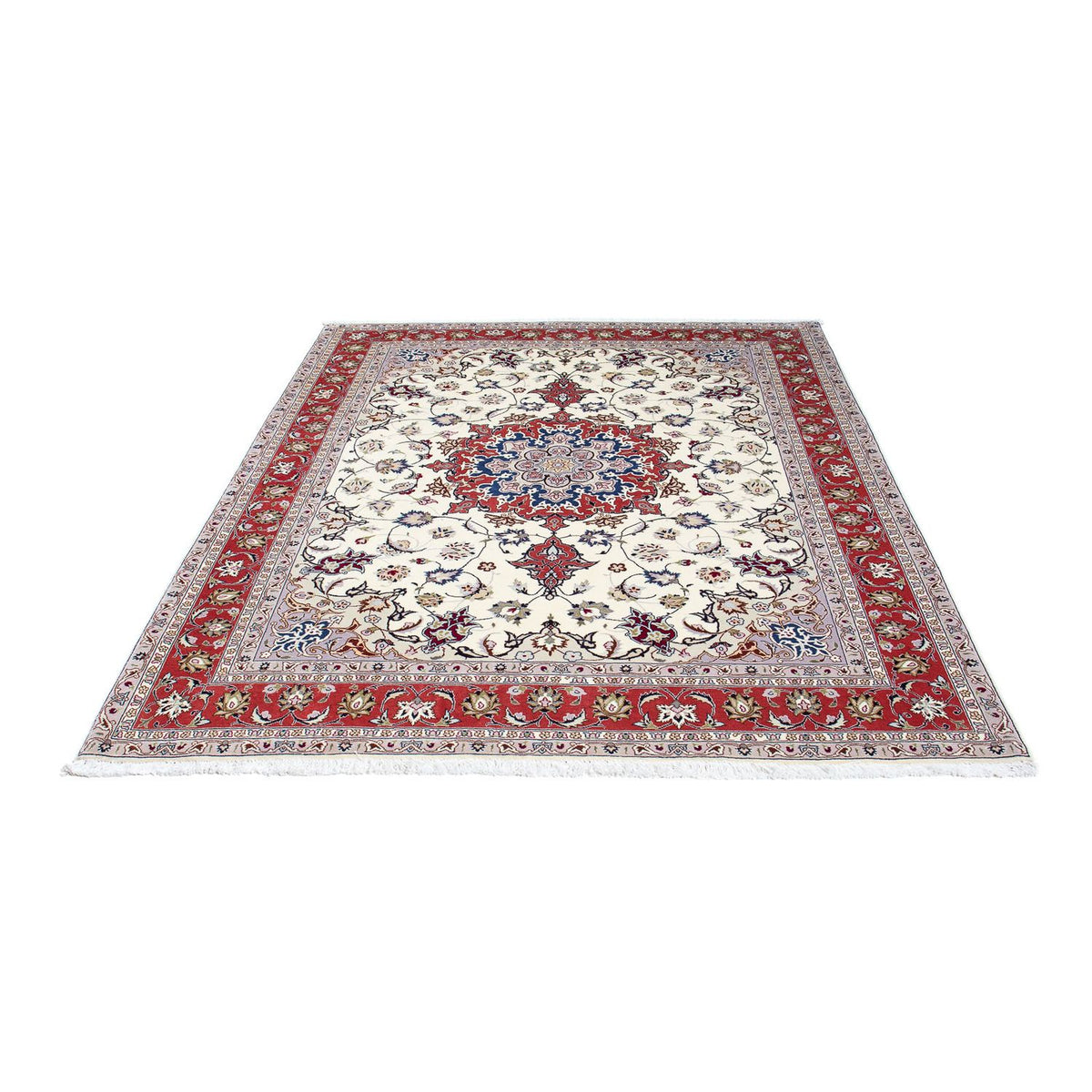Perzisch tapijt - Tabriz - Royal - 194 x 154 cm - beige