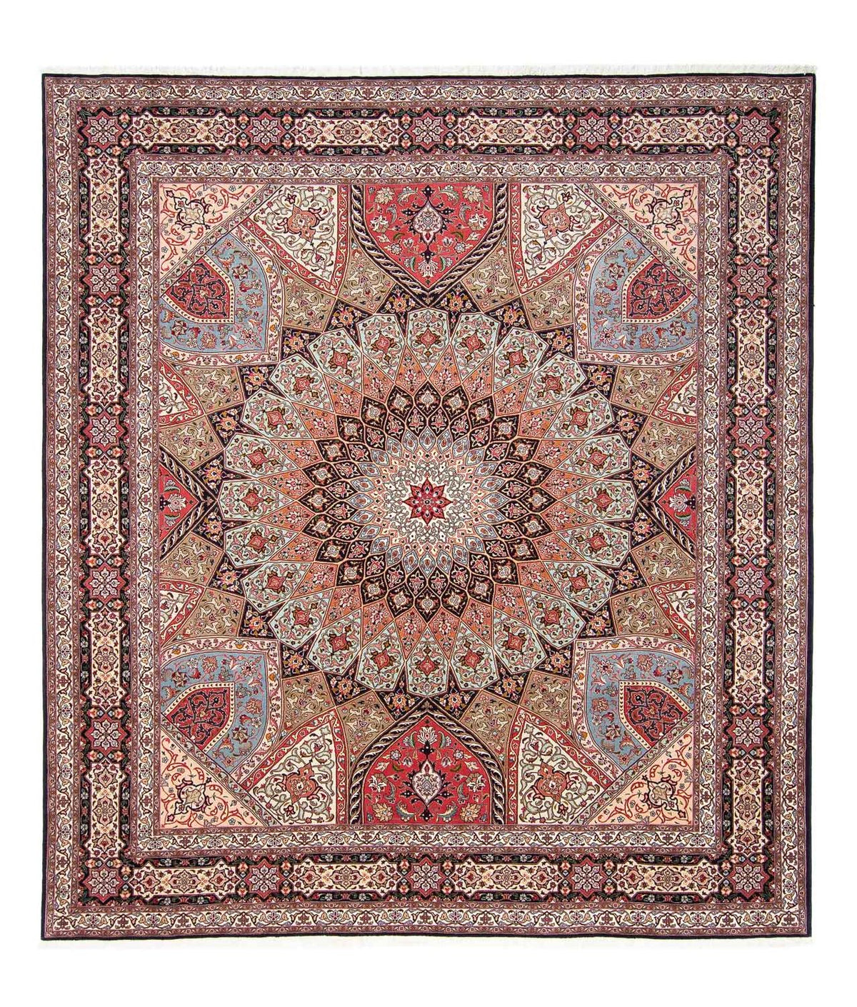 Perzisch tapijt - Tabriz - Royal - 297 x 255 cm - veelkleurig
