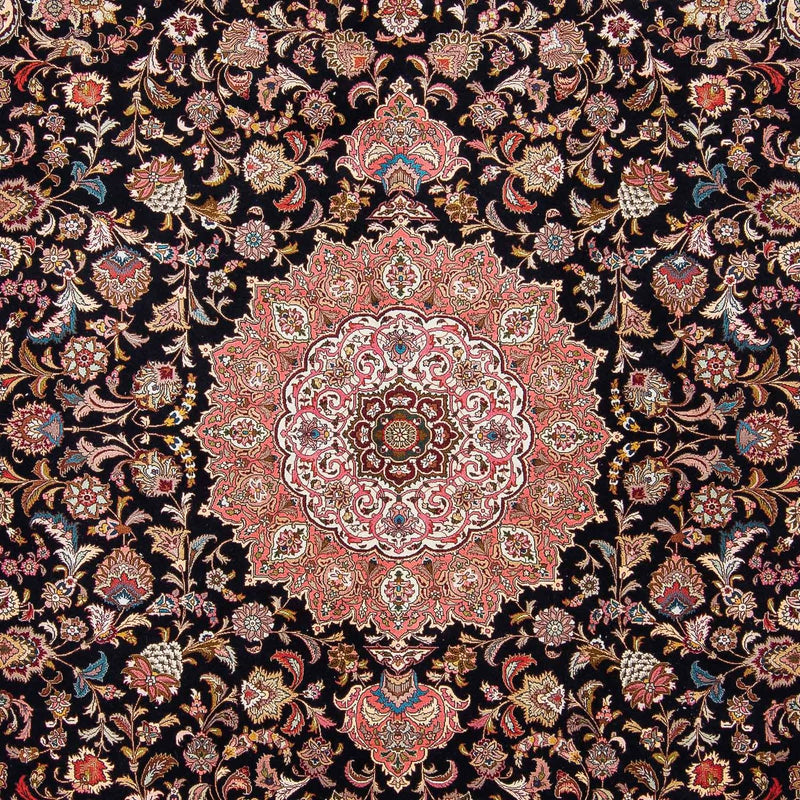 Perzisch tapijt - Tabriz - Royal - 300 x 255 cm - donkerblauw