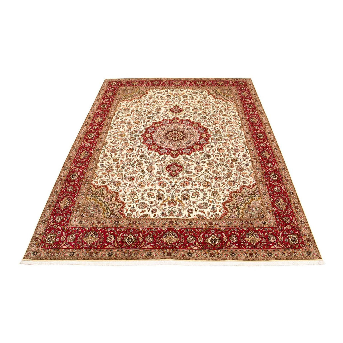 Perzisch tapijt - Tabriz - Royal - 400 x 302 cm - rood