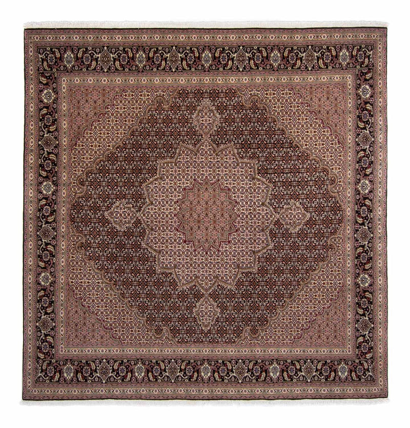 Perzisch tapijt - Tabriz - Royal vierkant  - 248 x 245 cm - bruin