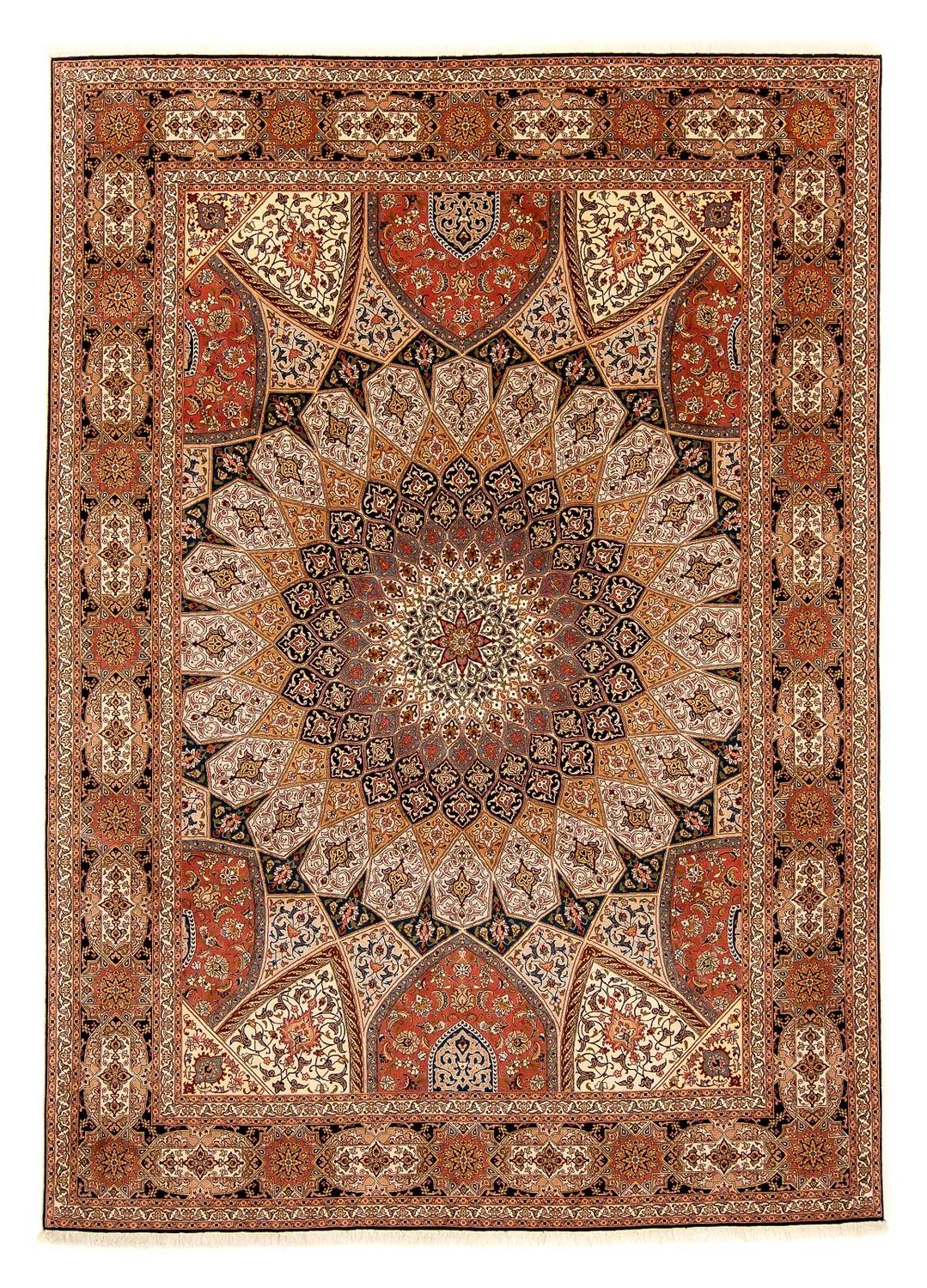 Perzisch tapijt - Tabriz - Royal - 351 x 253 cm - veelkleurig