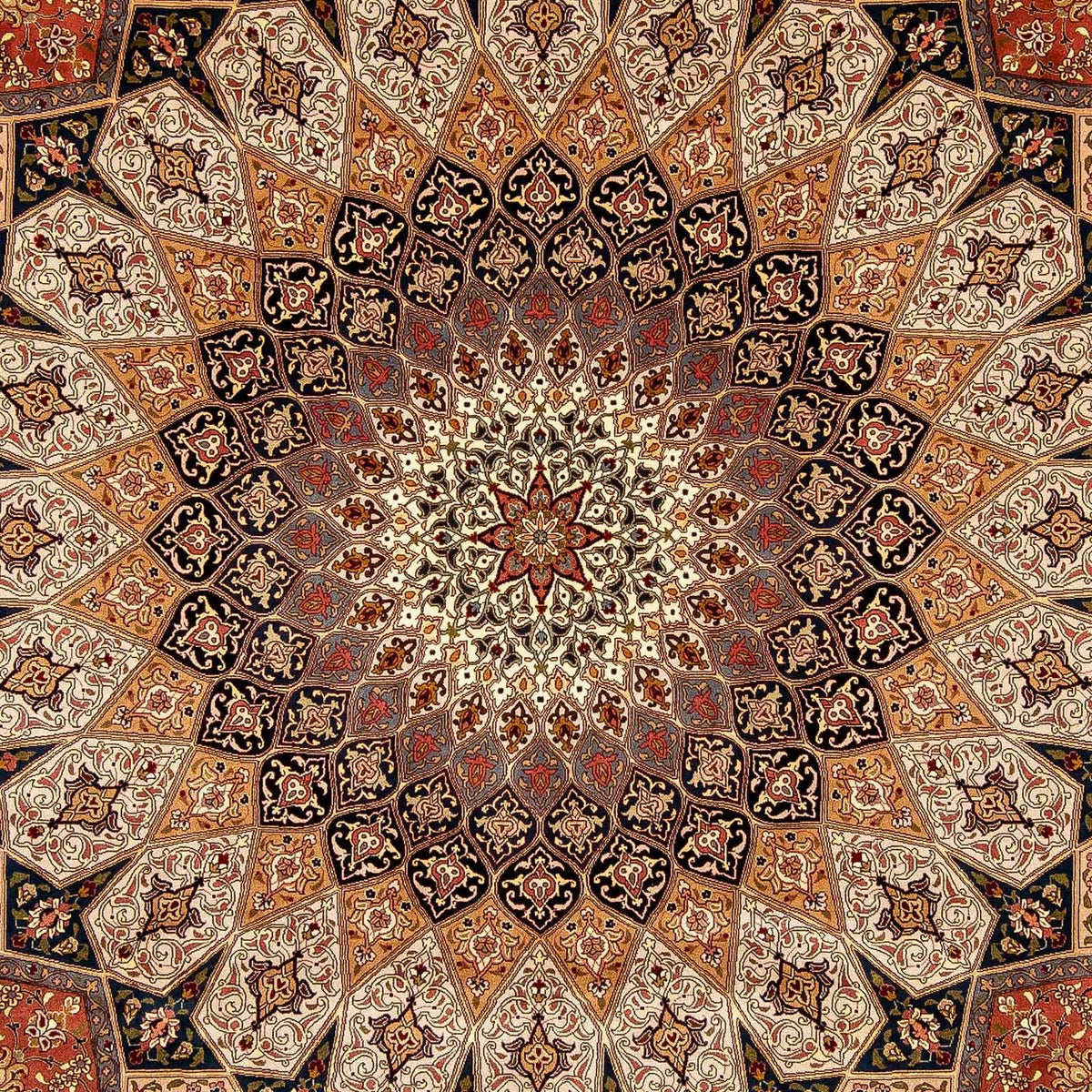 Perzisch tapijt - Tabriz - Royal - 351 x 253 cm - veelkleurig