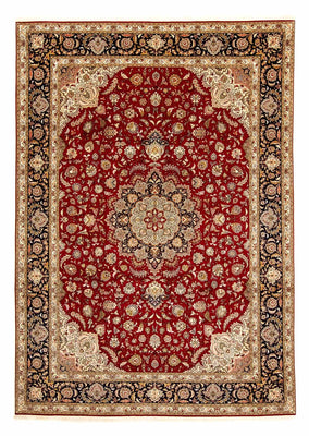 Perzisch tapijt - Tabriz - Royal - 353 x 254 cm - donkerrood
