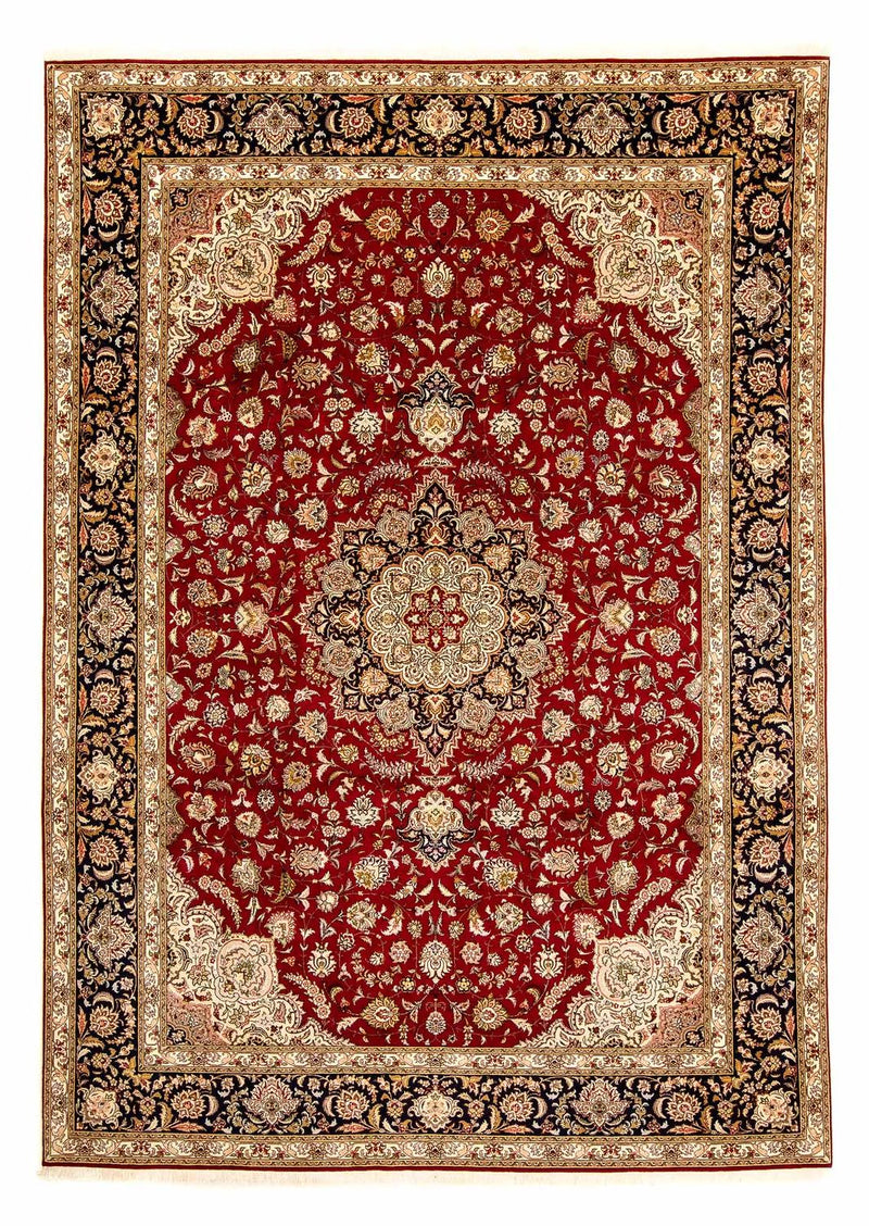 Perzisch tapijt - Tabriz - Royal - 353 x 254 cm - donkerrood
