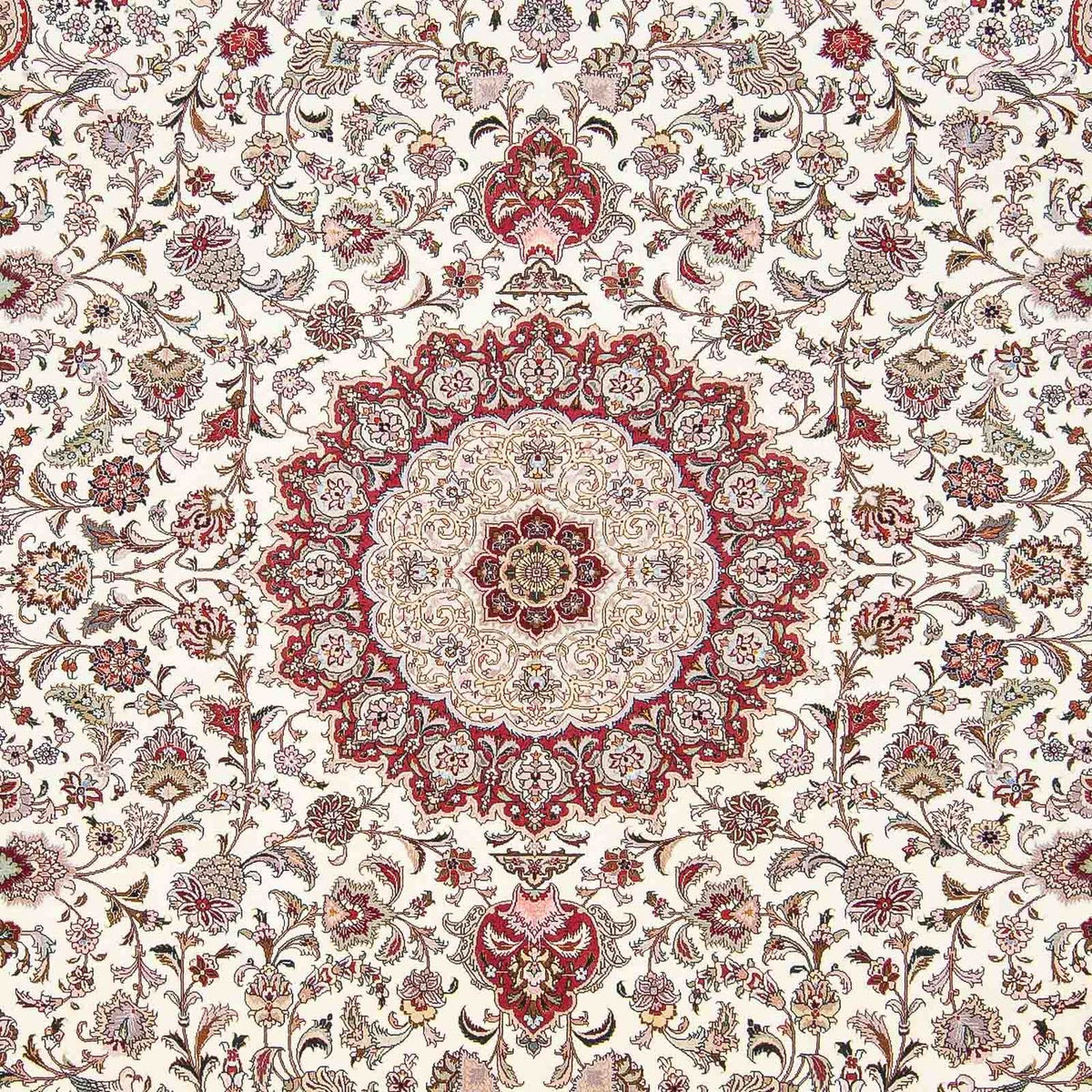 Perzisch tapijt - Tabriz - Royal - 299 x 251 cm - beige
