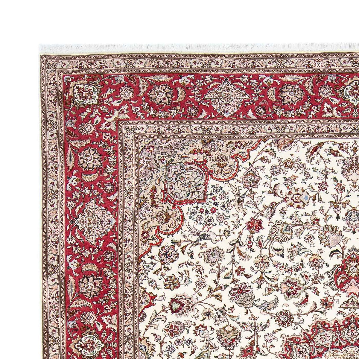 Perzisch tapijt - Tabriz - Royal - 299 x 251 cm - beige
