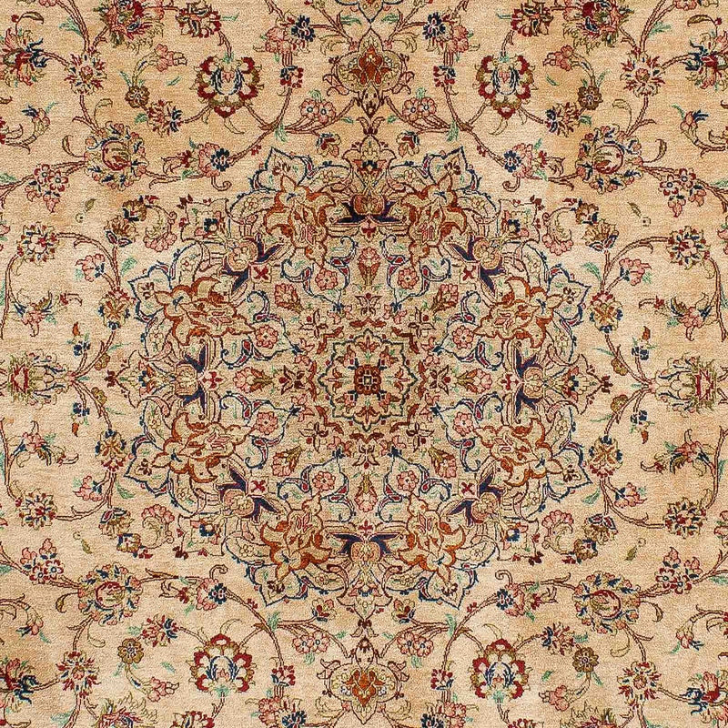 Perzisch tapijt - Ghom - 195 x 131 cm - beige