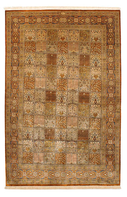 Zijden tapijt - Ghom Silk - Premium - 200 x 132 cm - veelkleurig