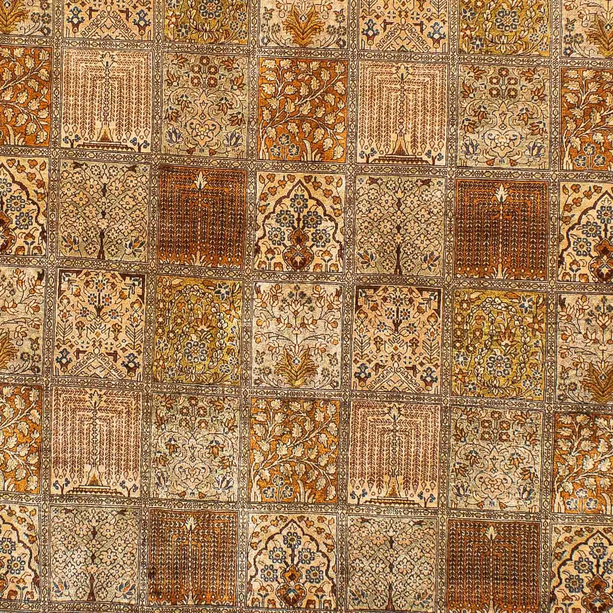 Zijden tapijt - Ghom Silk - Premium - 200 x 132 cm - veelkleurig