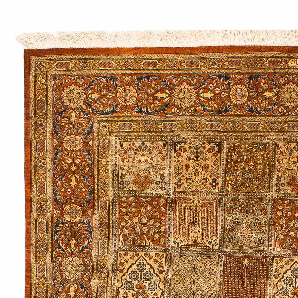Qom zijde Tapijt 132x200cm - Perzisch tapijt