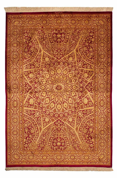 Qom zijde Tapijt 132x216cm - Perzisch tapijt