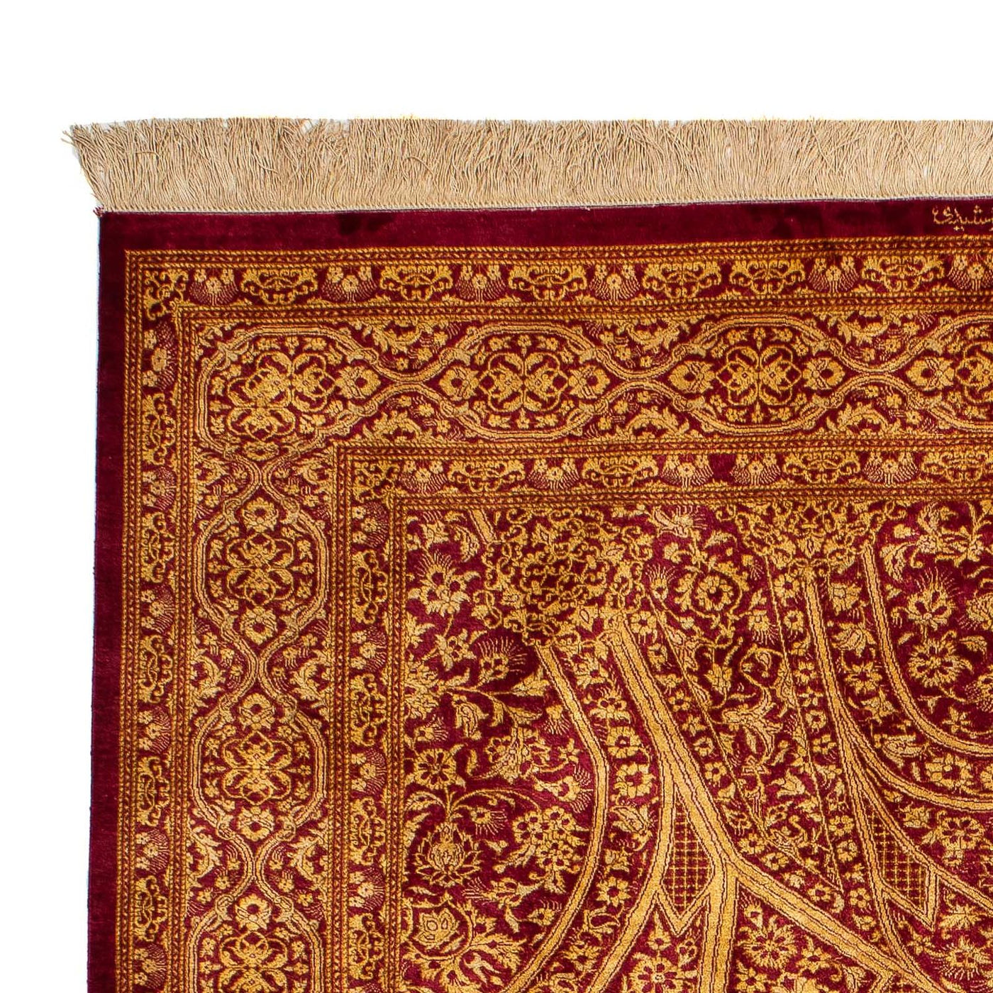 Qom zijde Tapijt 216x132cm - Perzisch tapijt