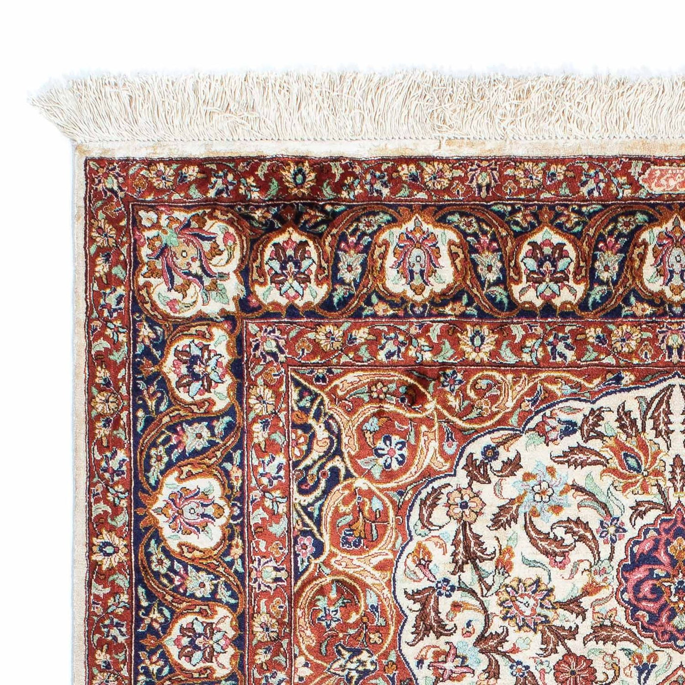 Qom Tapijt 148x102cm - Perzisch tapijt