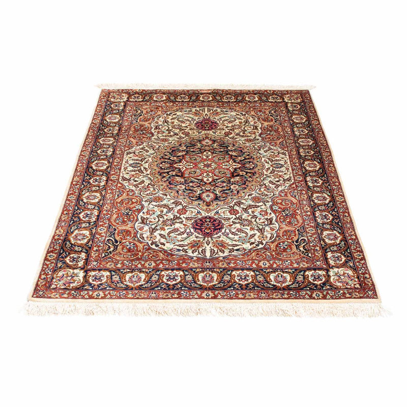 Perzisch tapijt - Ghom - 148 x 102 cm - beige