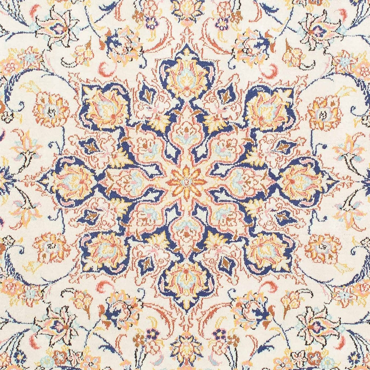 Perzisch tapijt - Ghom - 152 x 102 cm - beige