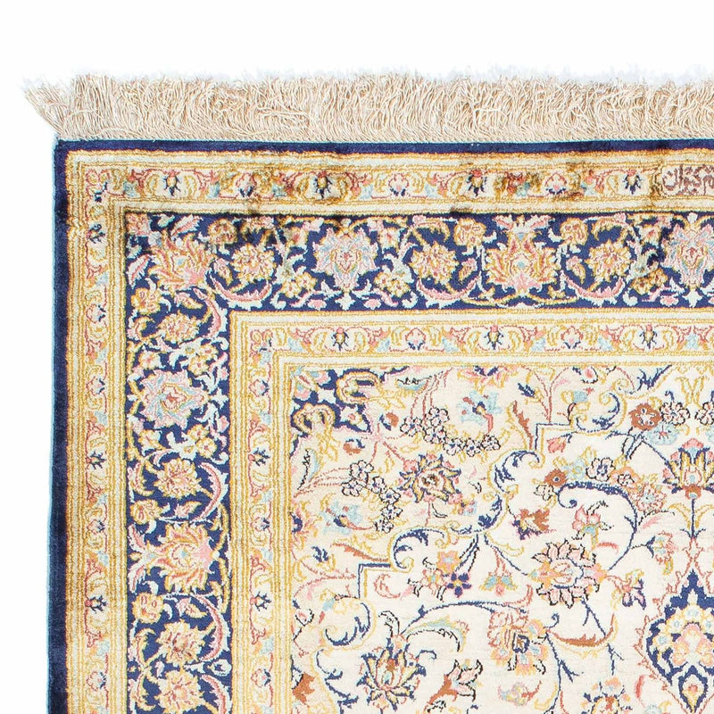 Perzisch tapijt - Ghom - 152 x 102 cm - beige