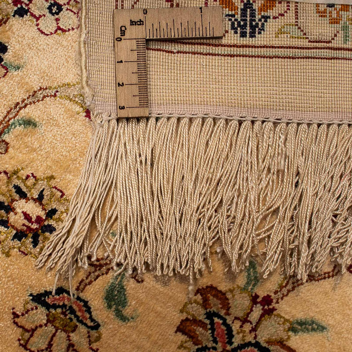 Perzisch tapijt - Ghom - 200 x 133 cm - beige