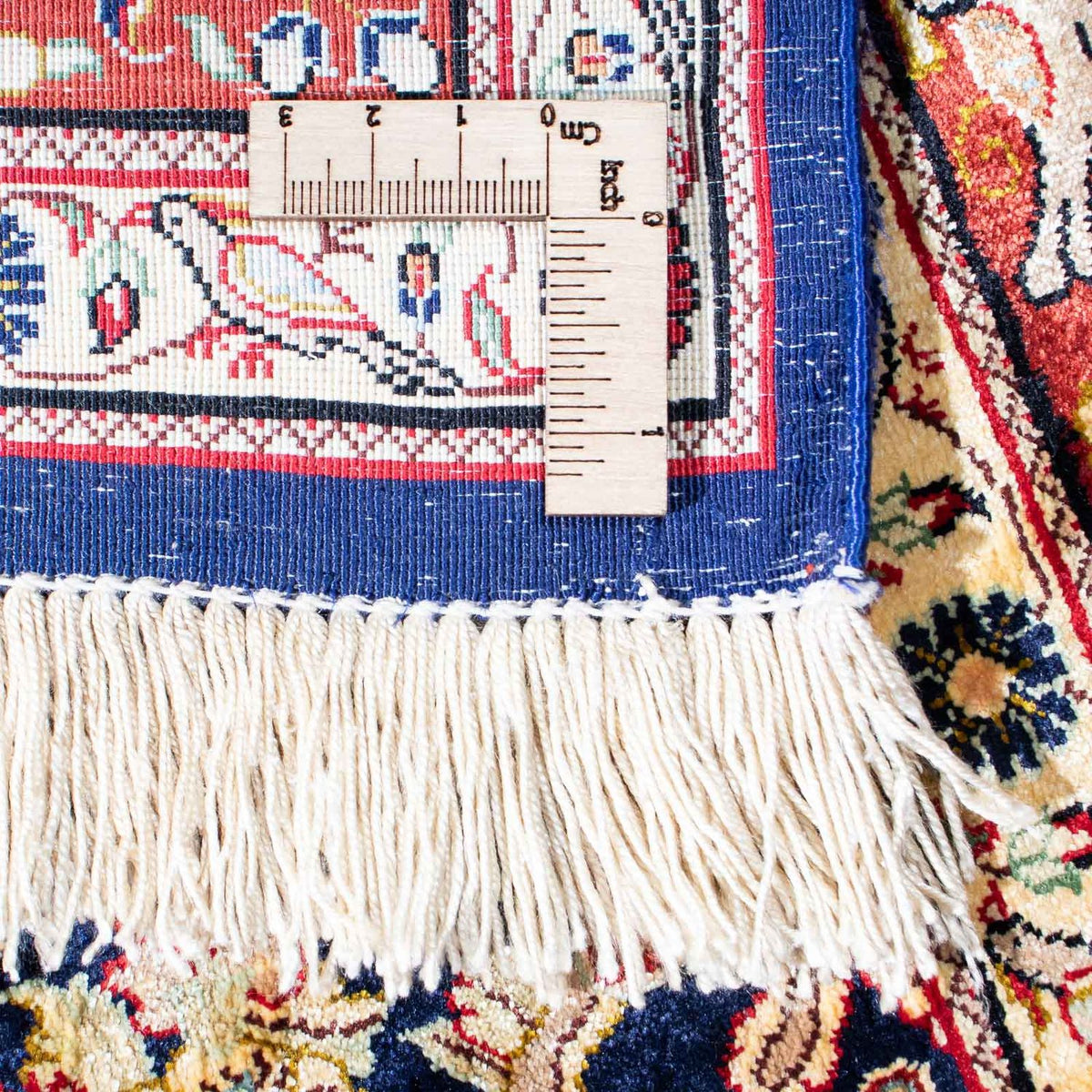 Perzisch tapijt - Ghom - 154 x 98 cm - donkerblauw