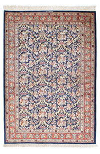 Perzisch tapijt - Ghom - 154 x 103 cm - donkerblauw