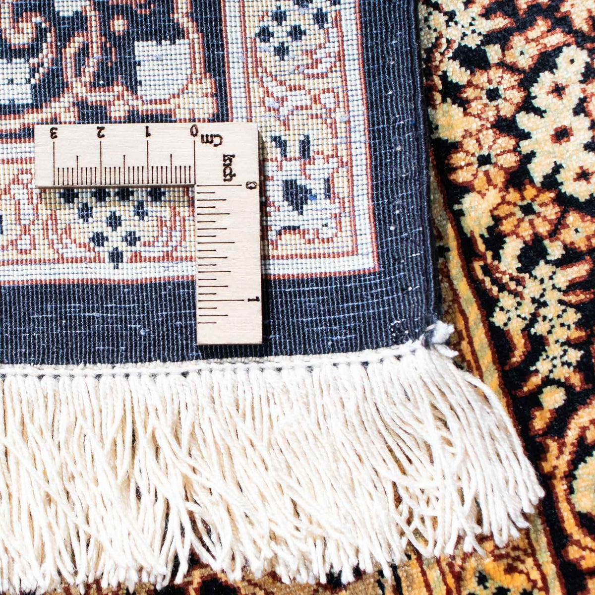 Perzisch tapijt - Ghom - 120 x 76 cm - lichtbruin