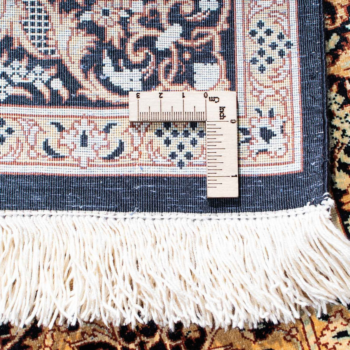 Perzisch tapijt - Ghom - 118 x 78 cm - lichtbruin