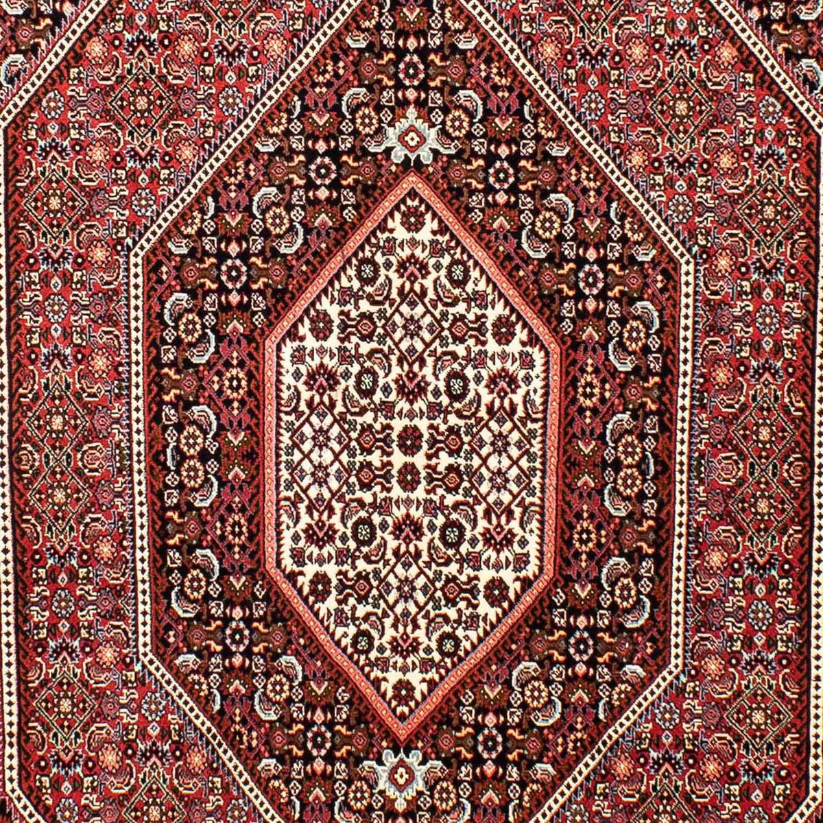 Perzisch tapijt - Bijar - 257 x 162 cm - licht rood