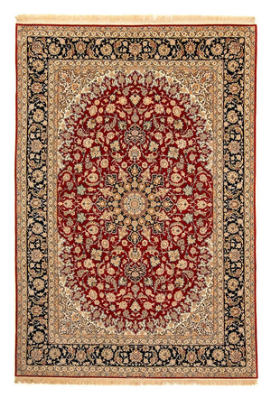 Perzisch tapijt - Isfahan - Premium - 357 x 249 cm - donkerrood